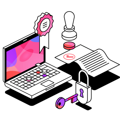 Data security and storage icon