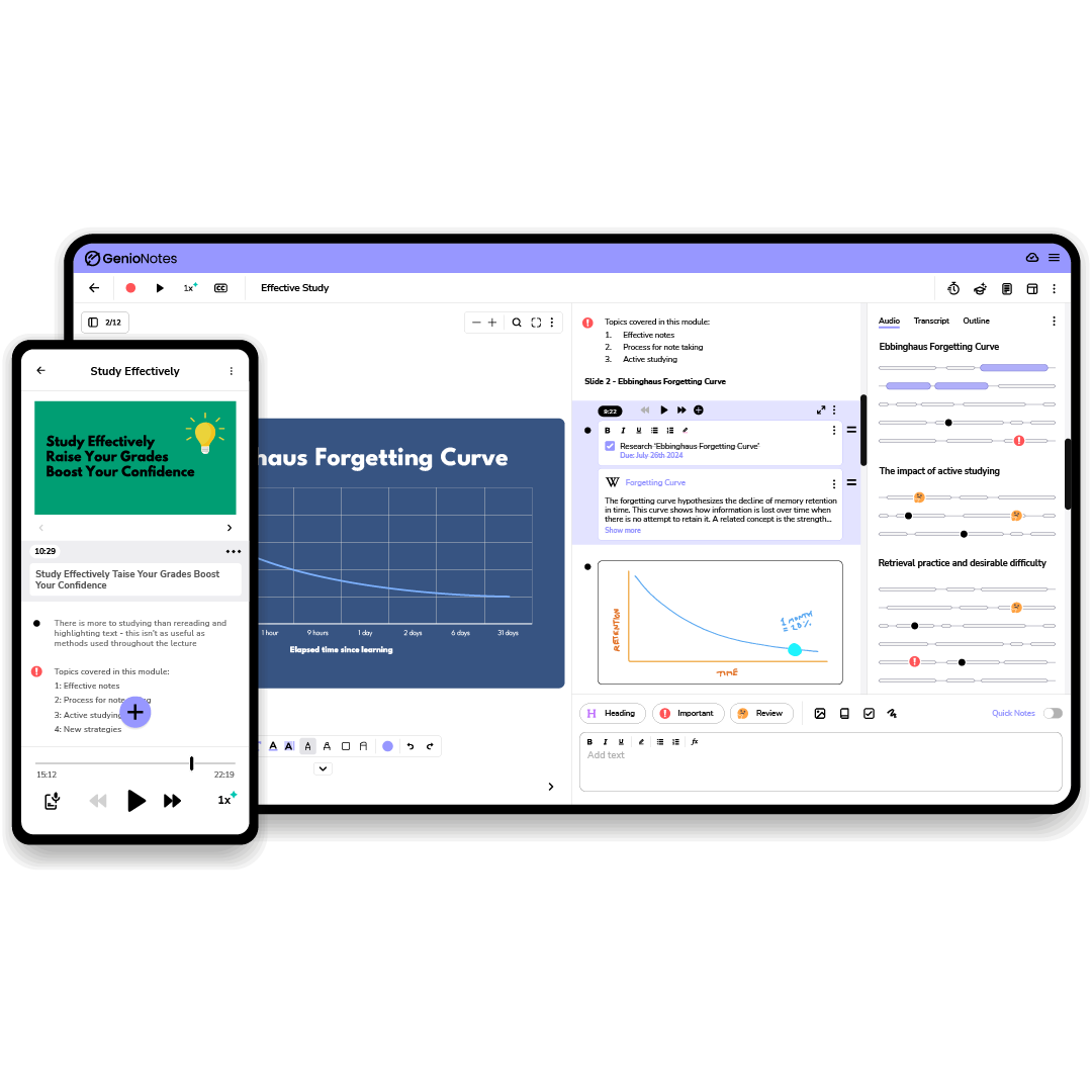 Genio UI promo image NOTES AND APP TRANS 26-09