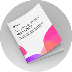 Learner Impact Report mockup circle