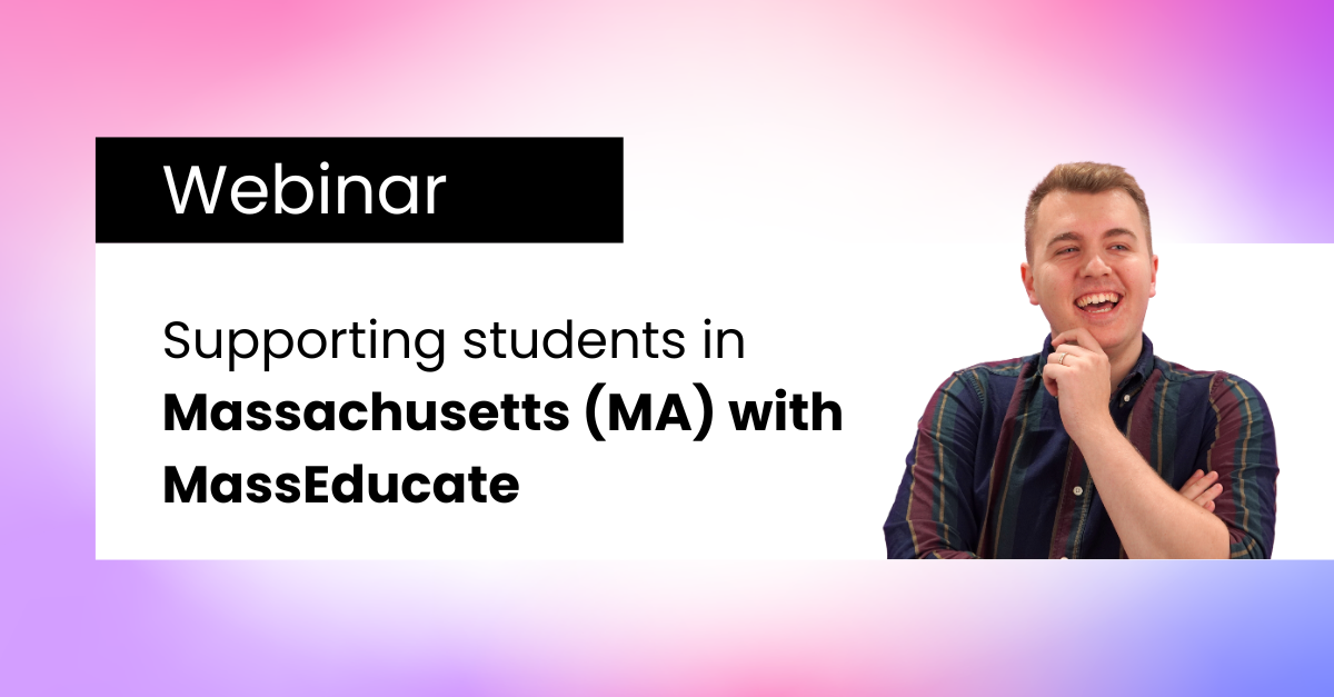 Event Landing Page - Supporting students in Massachusetts (MA) with MassEducate
