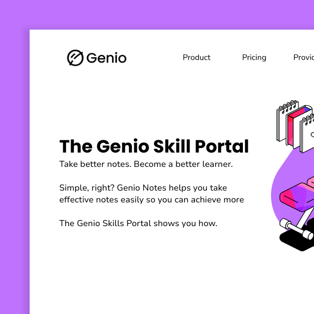 genio admin - skills portal