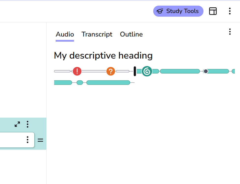 Genio Notes Smarter Labels - Step 2 Review Labelled sections of audio Genio Notes Smarter Labels - Step 2 Review Labelled sections of audio