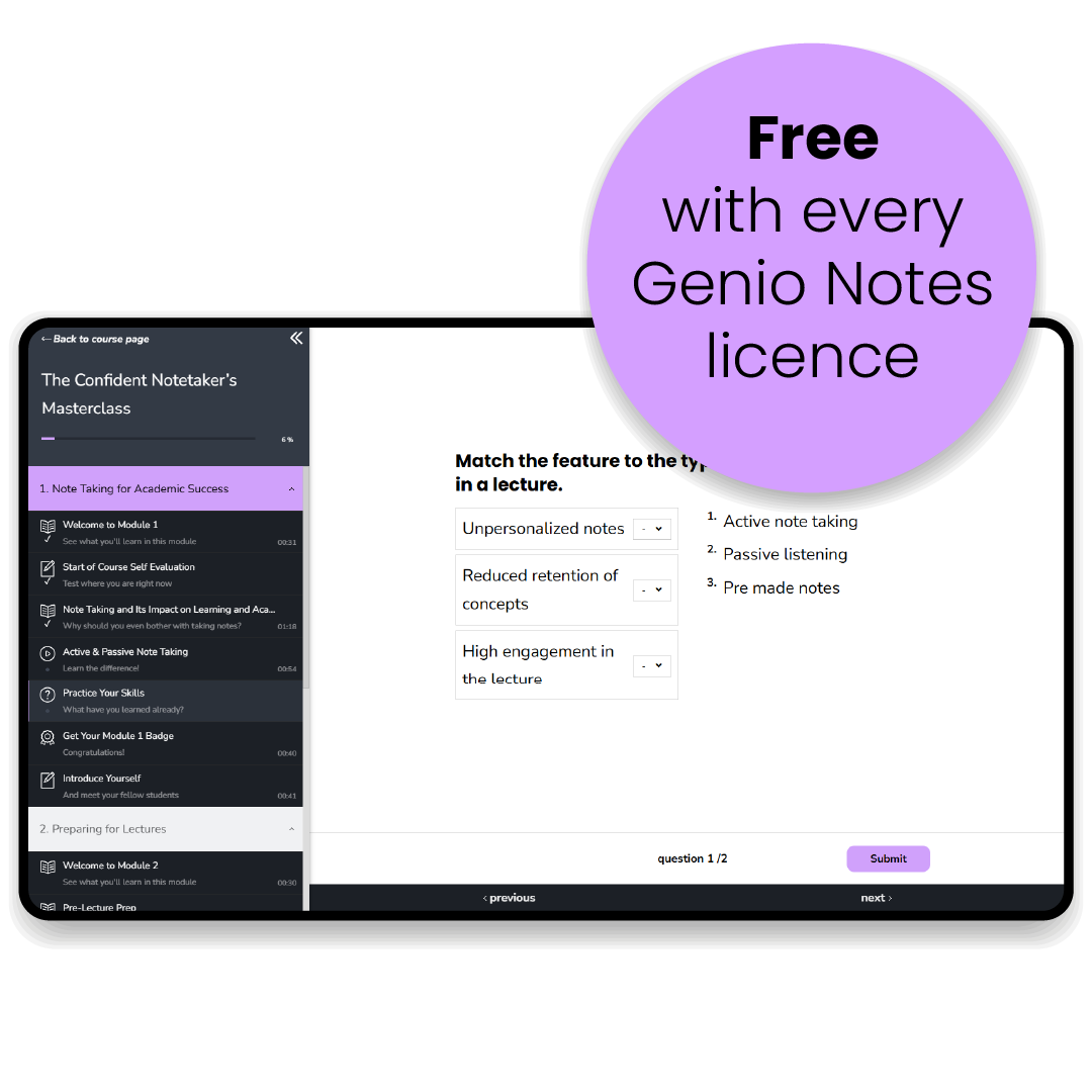 The Confident Notetaker's Masterclass