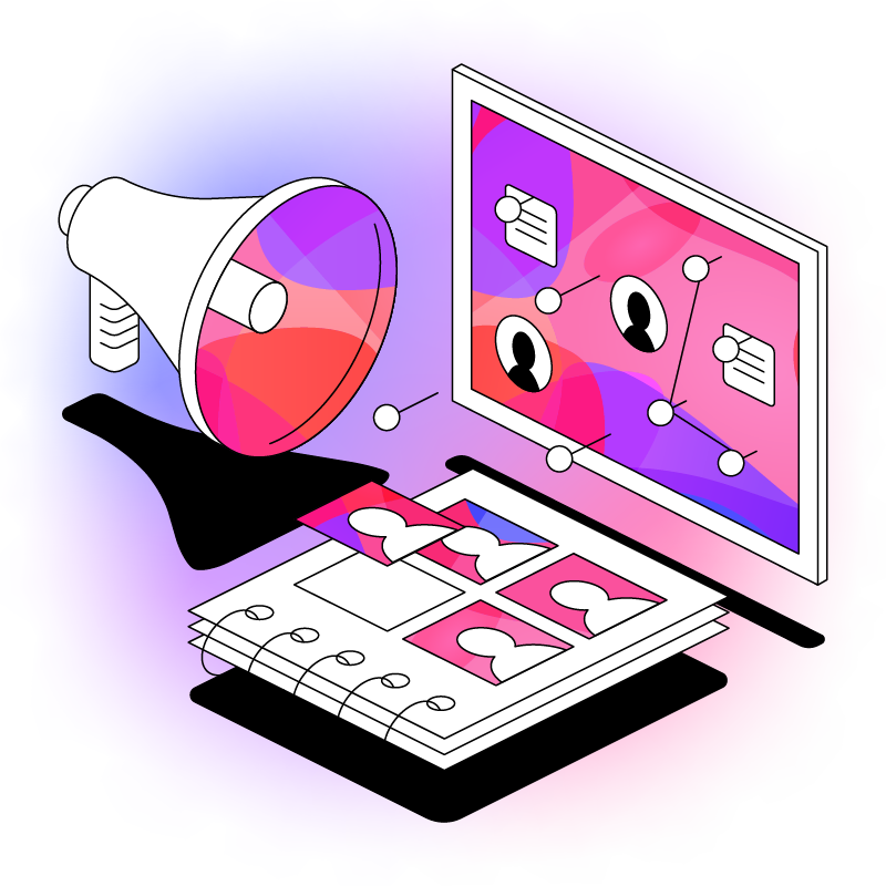 Genio illustrations_student ambassadors GRAD