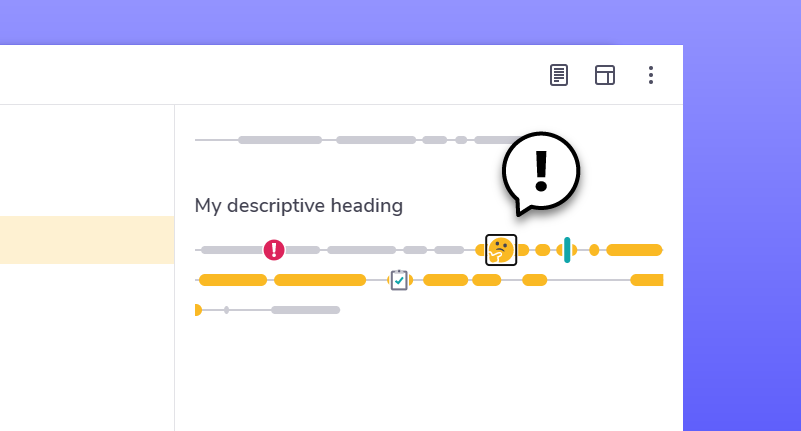 Step 2: Review Labelled sections of audio Step 2: Review Labelled sections of audio