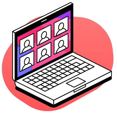 ICON RED_video call