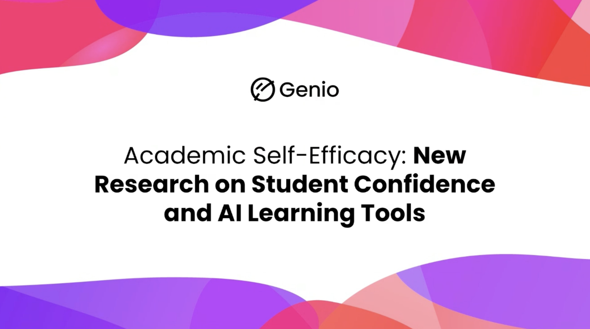 New Research on Student Confidence and Al Learning Tools