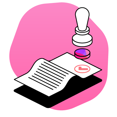 ICON_contract stamp