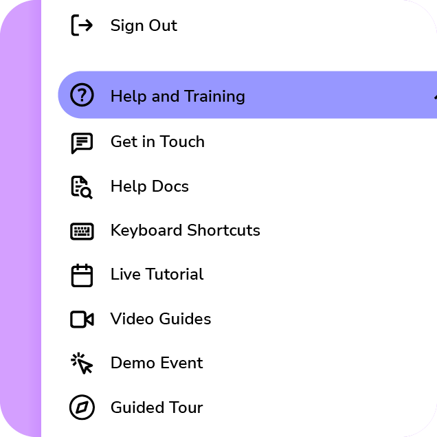 web UI pics SOLUTIONS_help and training